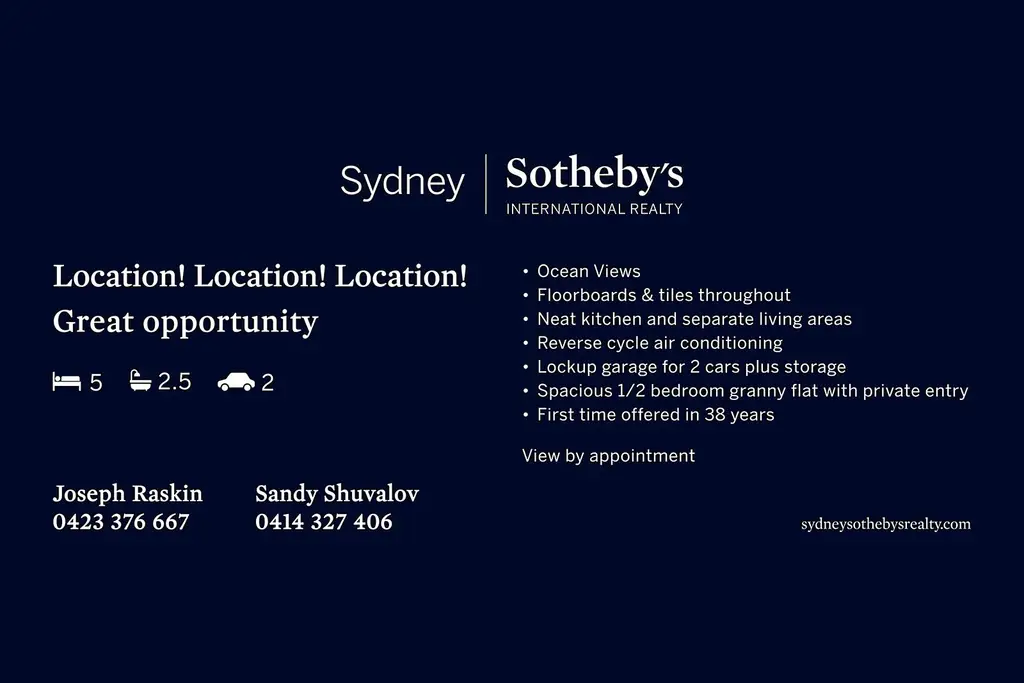 50 Lancaster Road, Dover Heights For Sale by Sydney Sotheby's International Realty