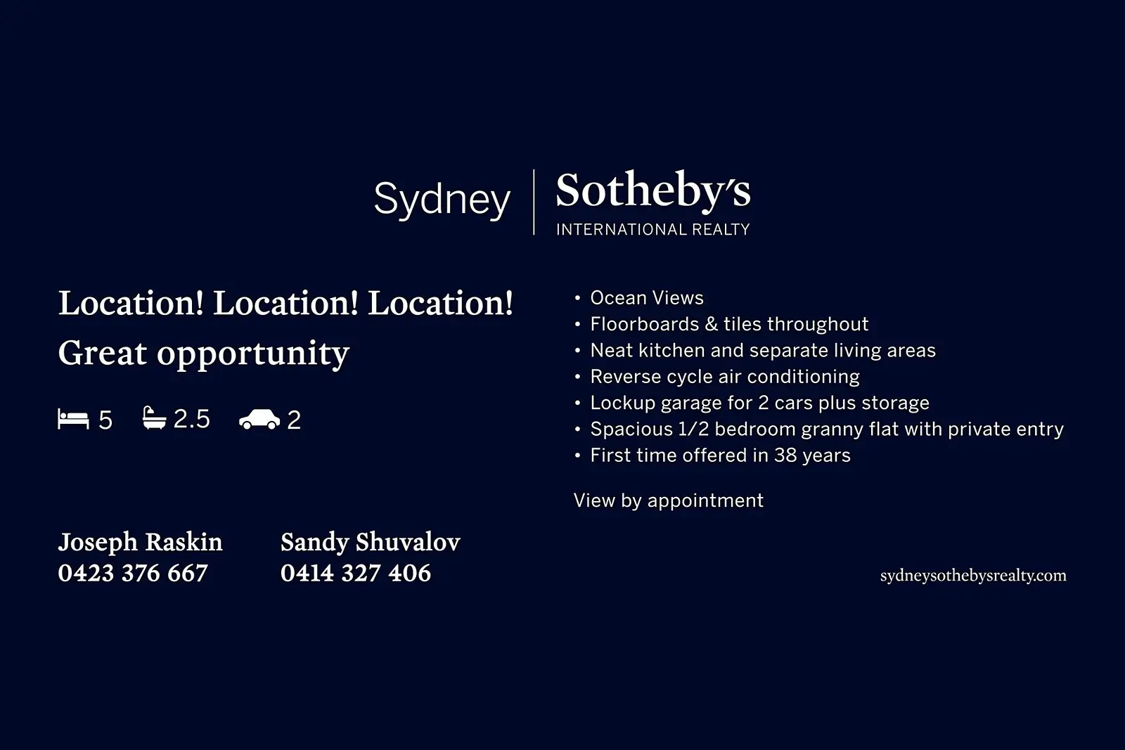 50 Lancaster Road, Dover Heights For Sale by Sydney Sotheby's International Realty - image 1
